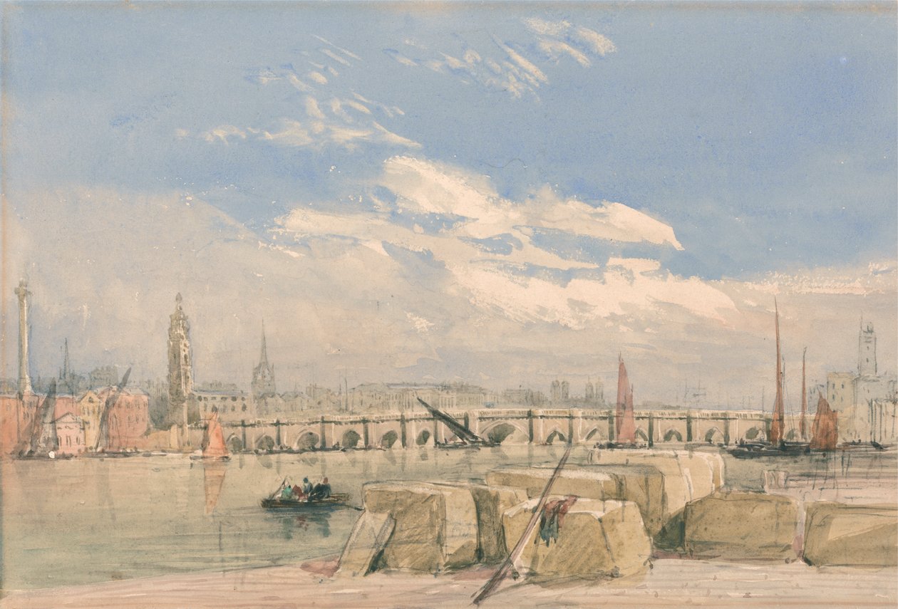 londýnský most od David Cox