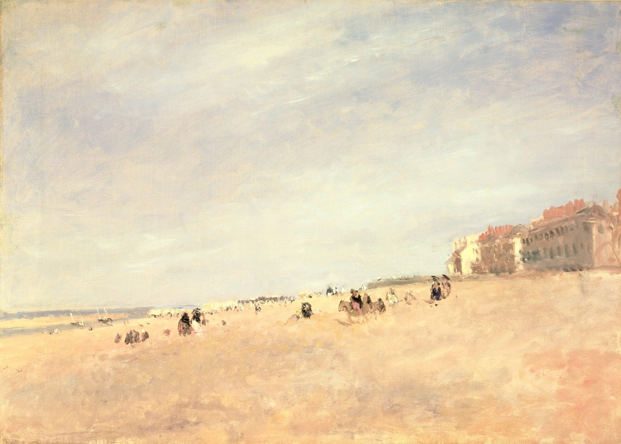 Rhyl Sands, kolem roku 1854 (olej na plátně) od David Cox