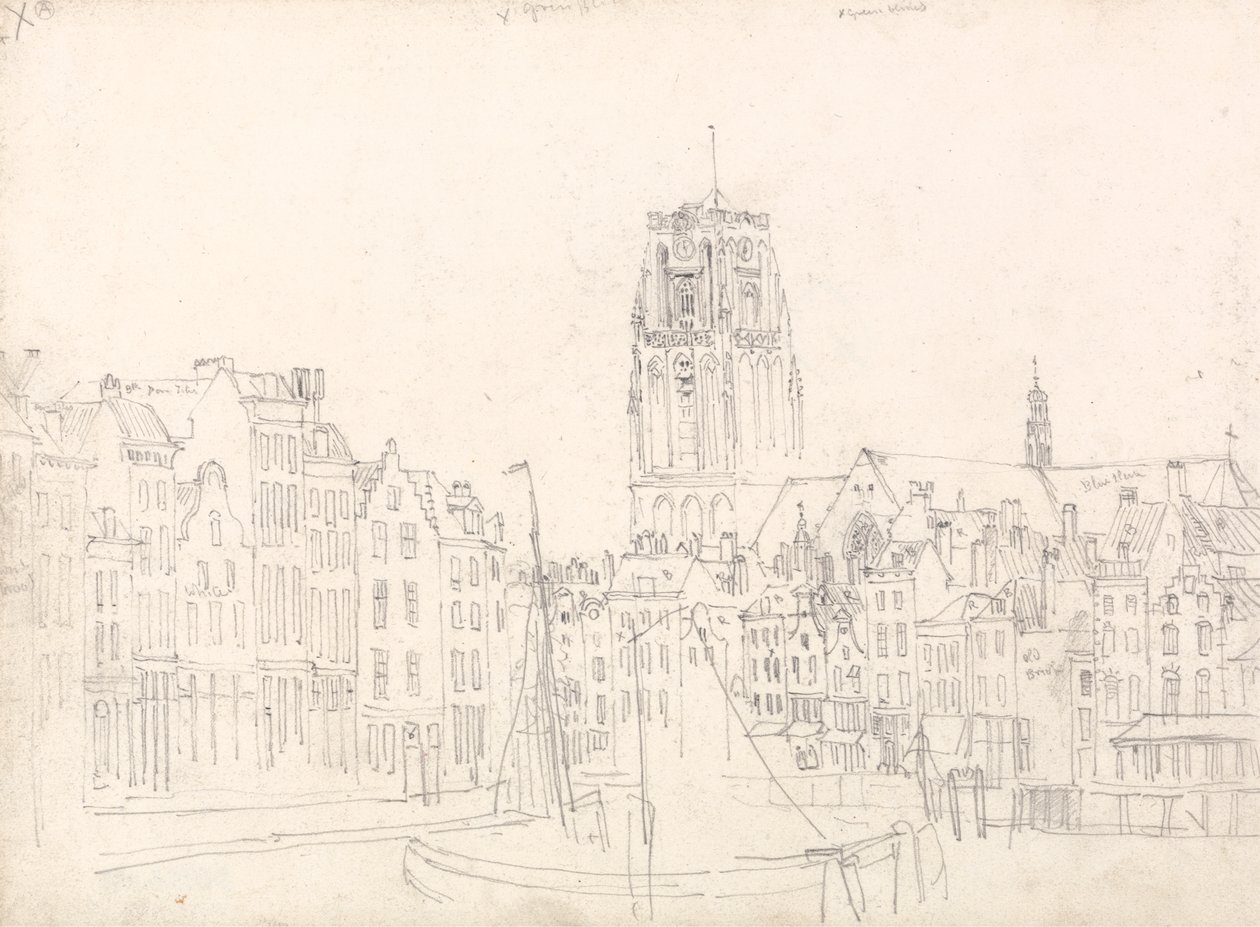 Rotterdam: Kostel sv. Lawrence od David Cox