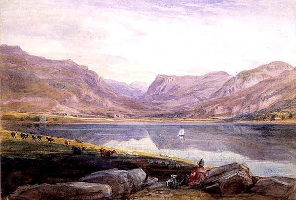 Tal-y-llyn, Severní Wales od David Cox