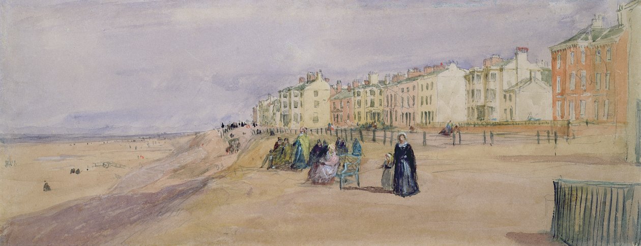 Přímořská fronta v Blackpoolu od David Cox