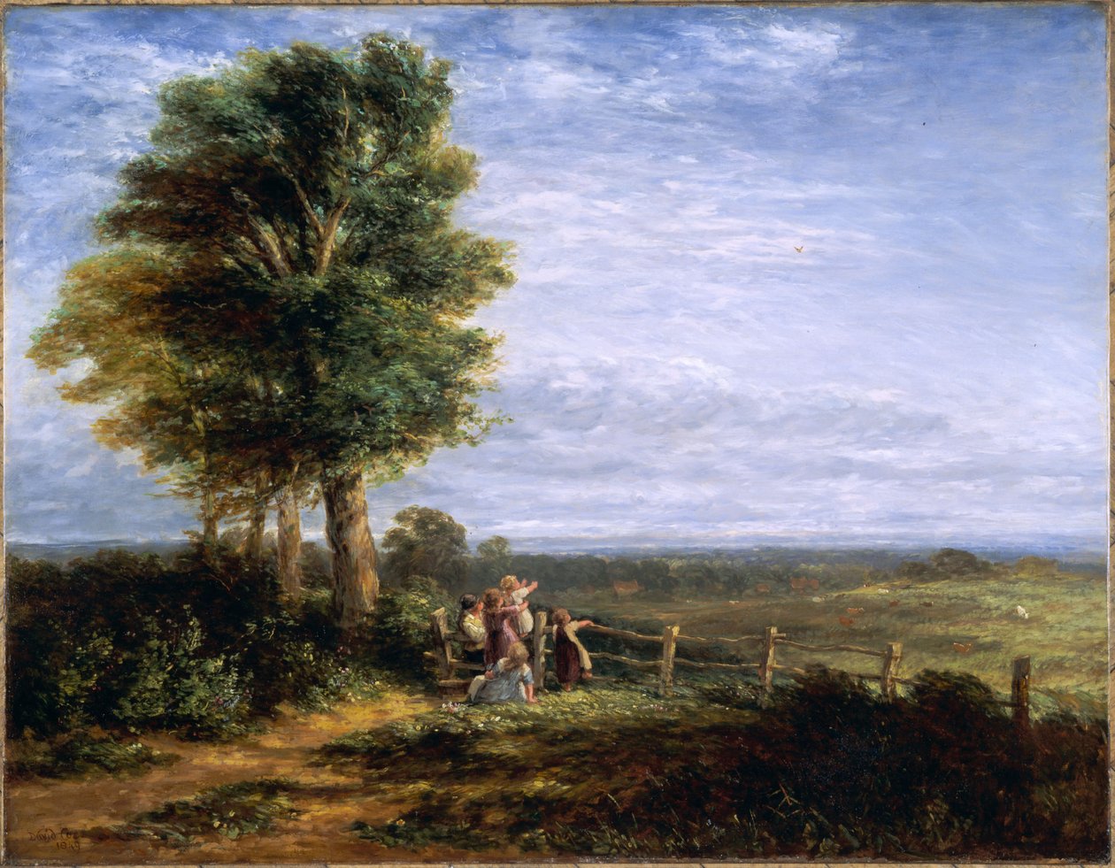 Mrakoplaš, 1849 od David Cox