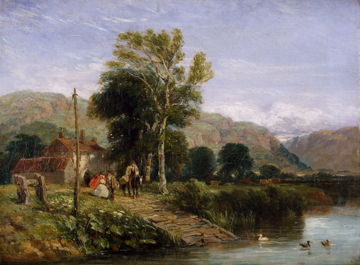 Čekání na trajekt, 1845 od David Cox