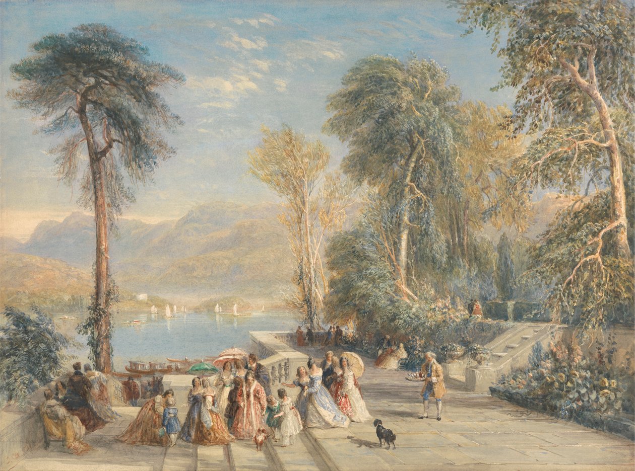 Windermere během regaty od David Cox