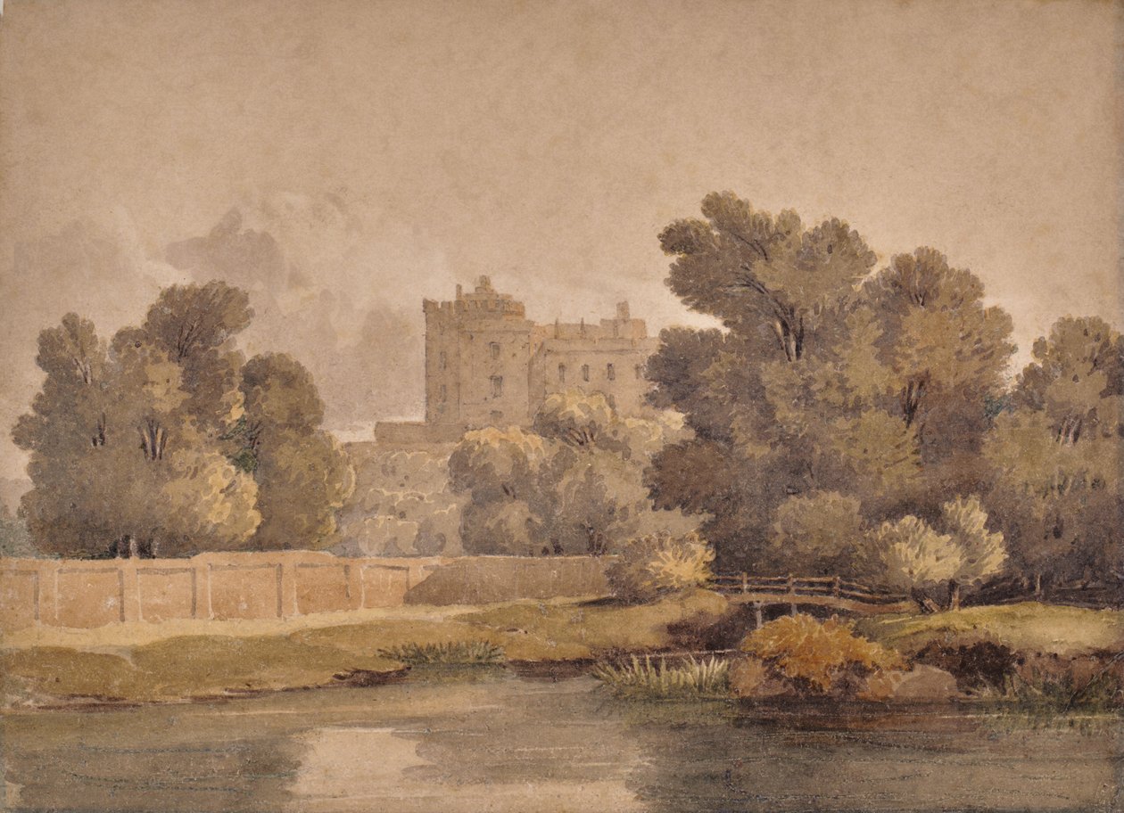 Windsorský zámek od David Cox