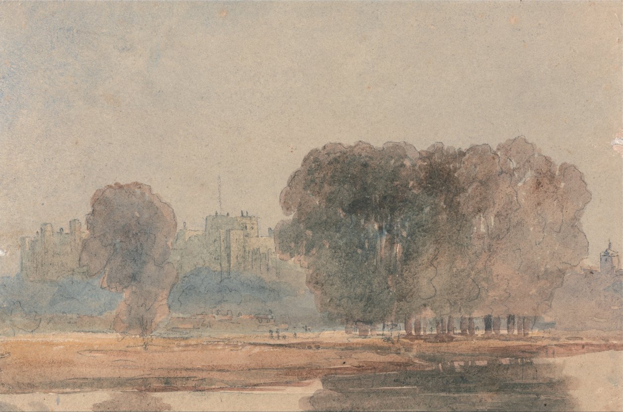 Hrad Windsor z Brocasu od David Cox