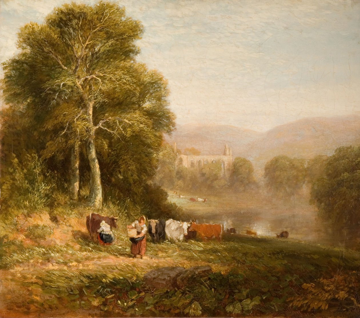 Bolton Abbey, 1844. od David Cox the elder