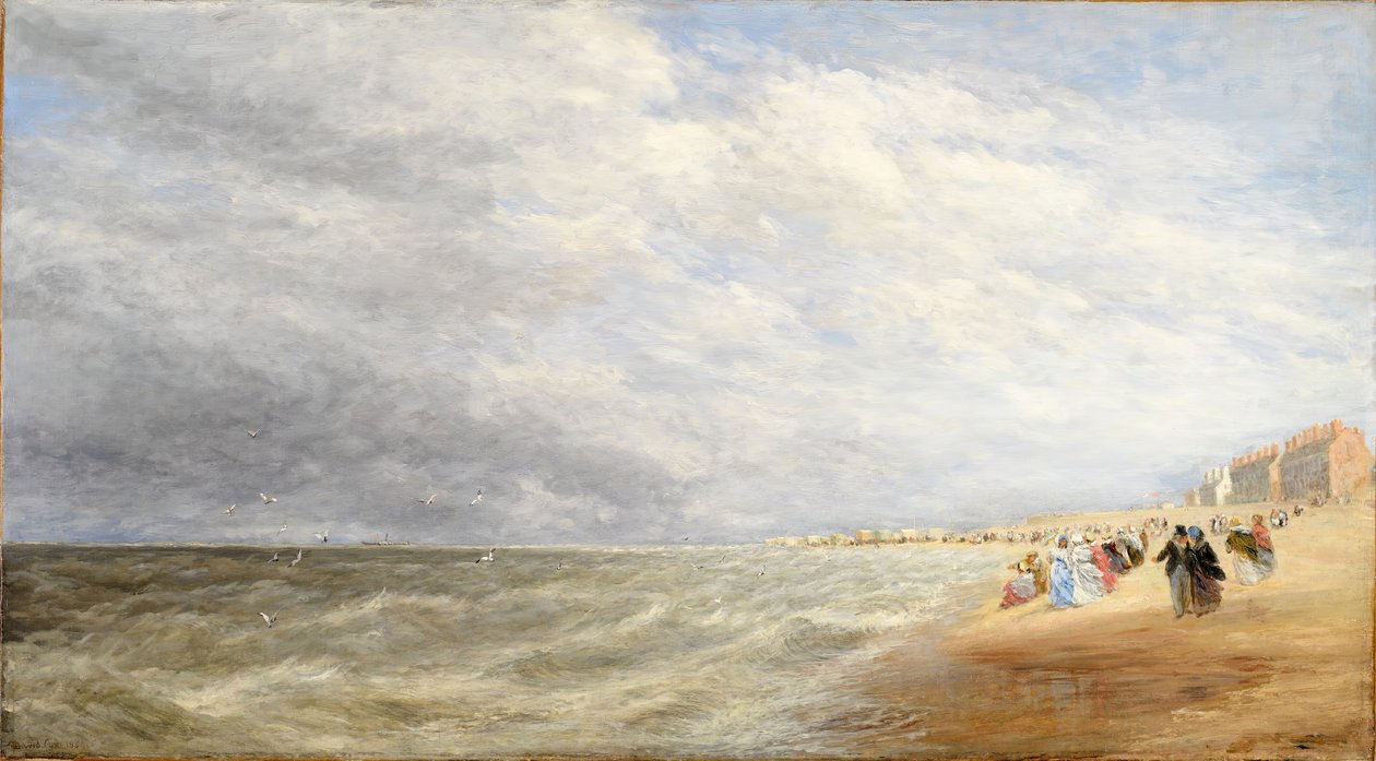 Rhyl Sands, 1855. od David Cox the elder