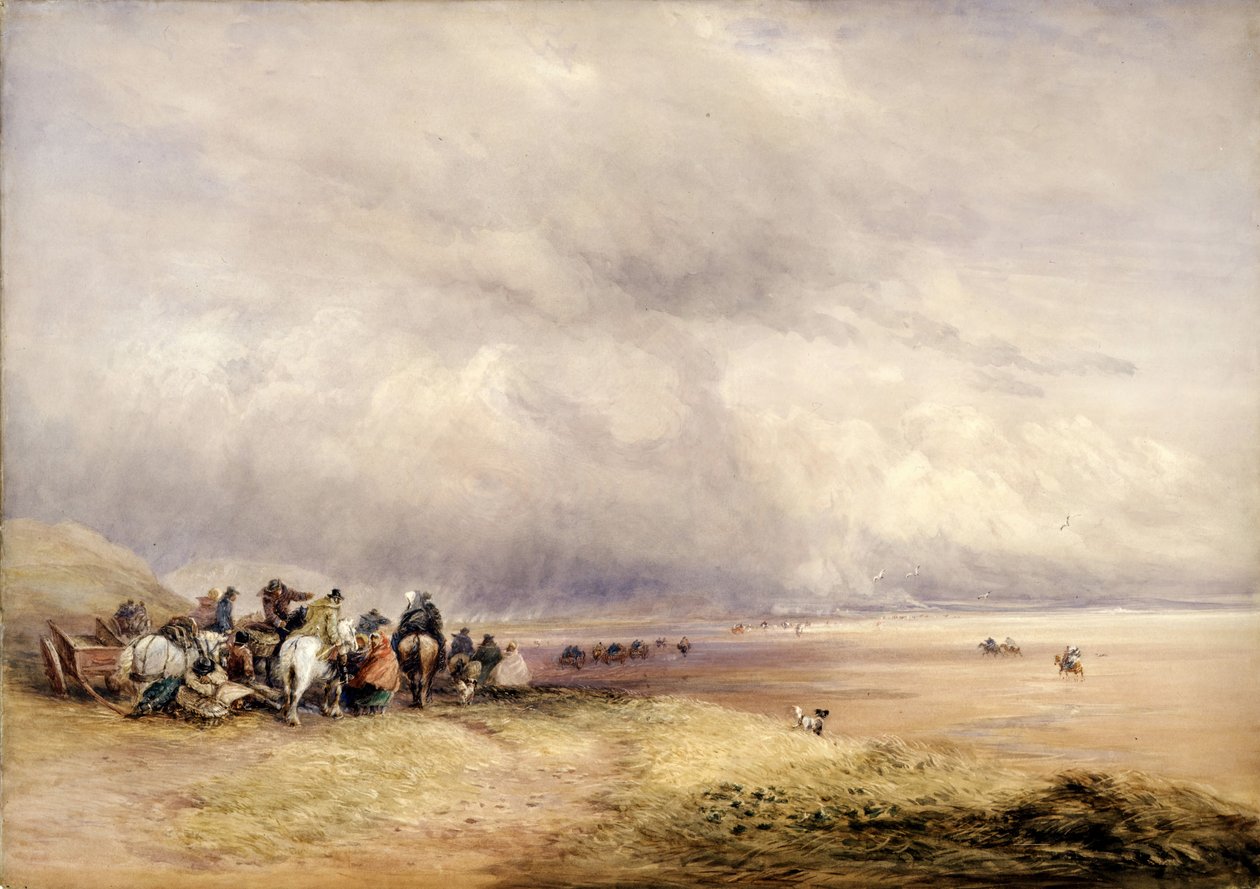 Ulverston Sands, 1835. od David Cox the elder