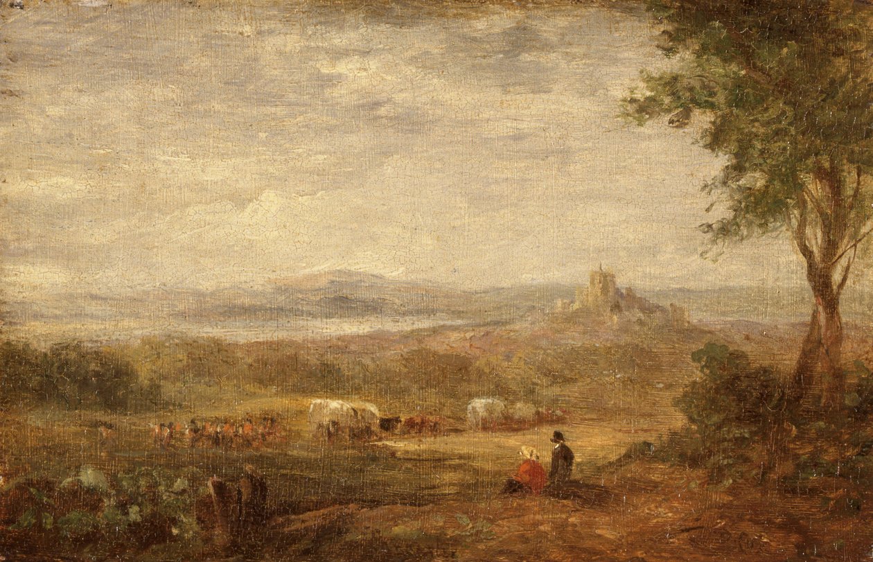 Pohled poblíž Lancaster, c1810. od David Cox the elder