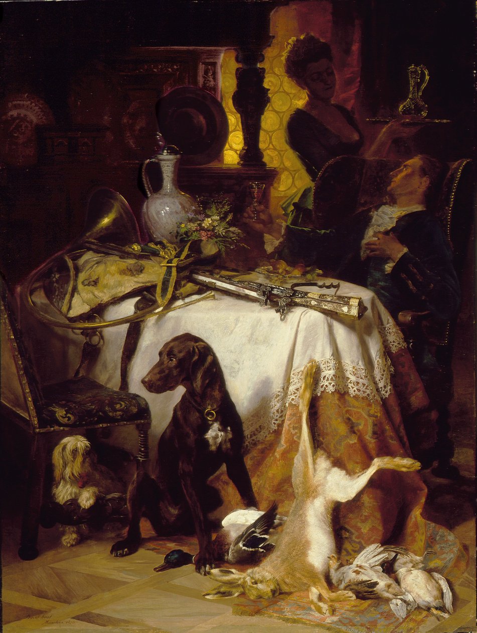 Po lovu, 1870 od David Dalhoff Neal