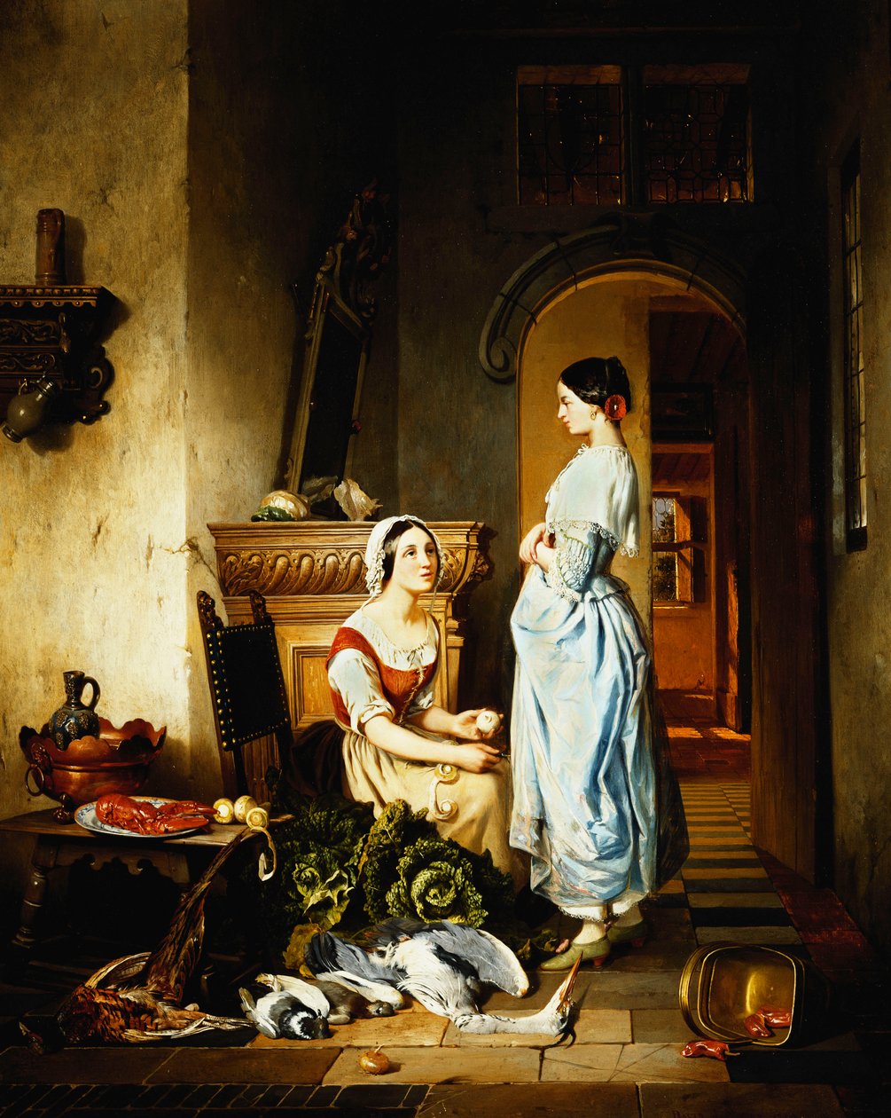 Příprava jídla, od David Emil Joseph de Noter