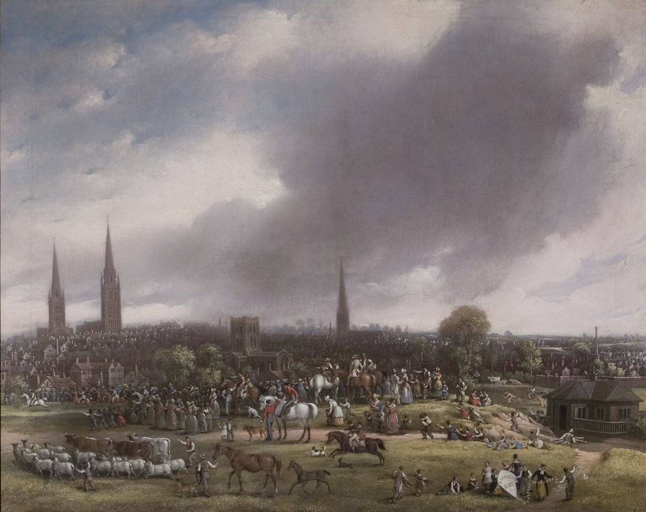 Lammas Day, Coventry, 1849 od David Gee