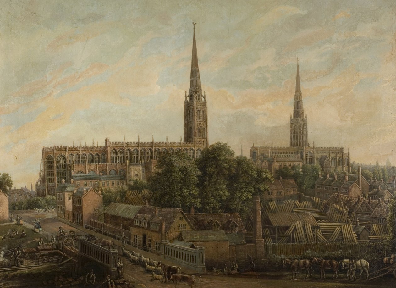 Priory Street, Coventry, 1861 od David Gee