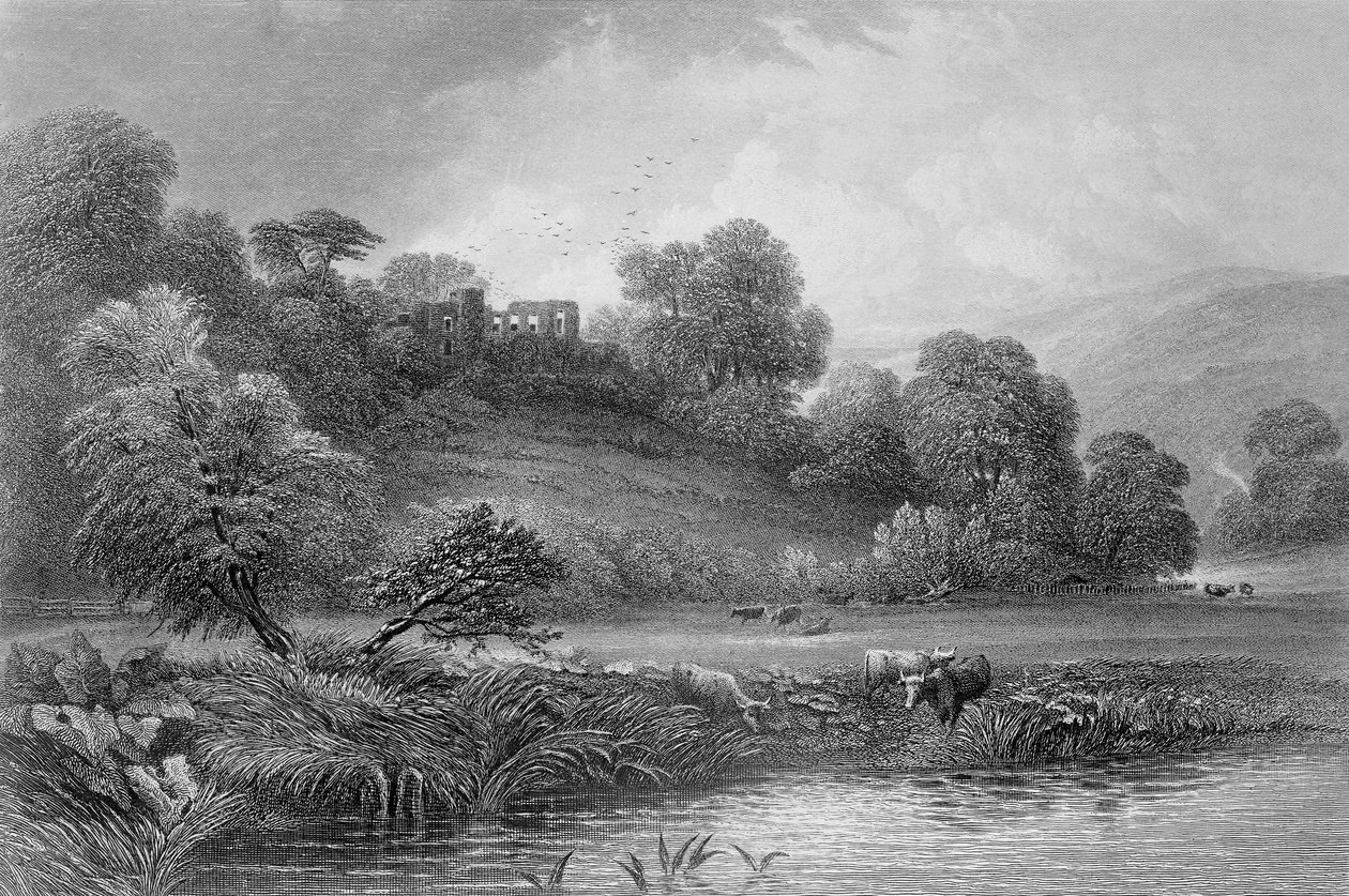 Hrad Norham, 1876 od David Hall McKewan