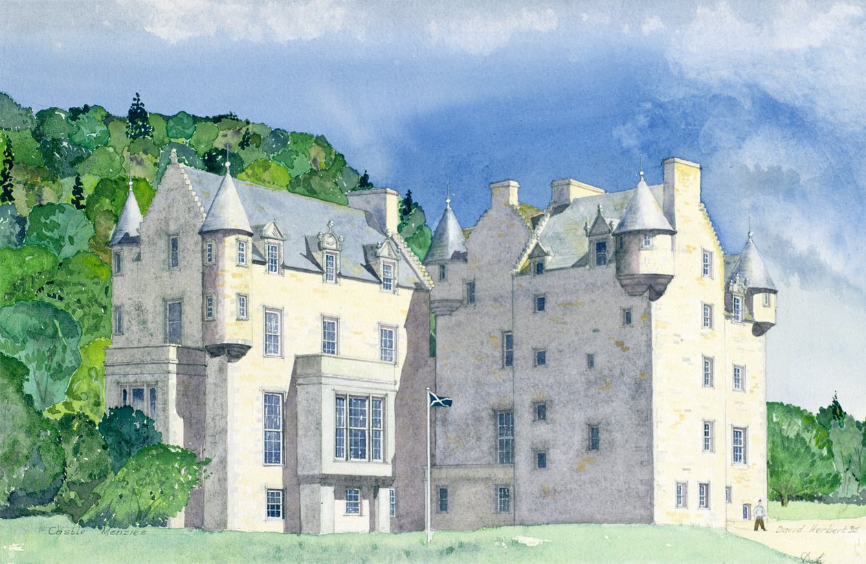 Castle Menzies, 1995 (wc) od David Herbert