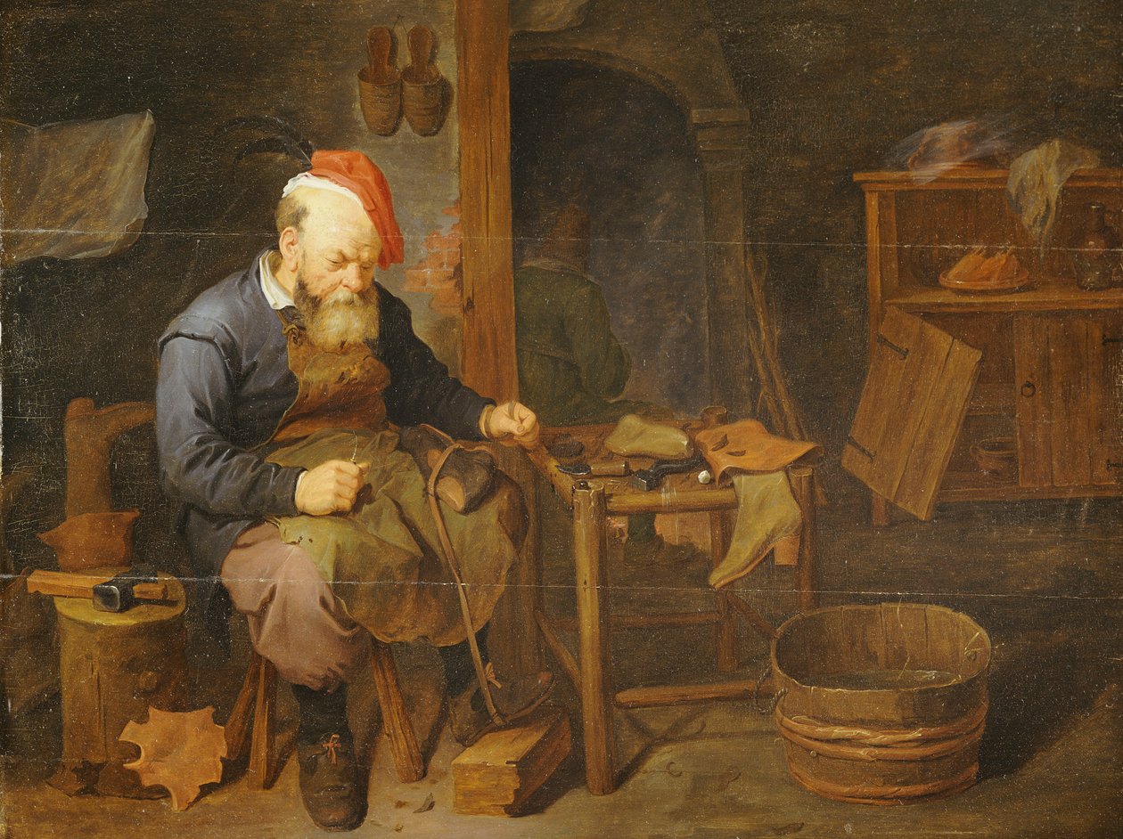 Obuvník od David III Ryckaert