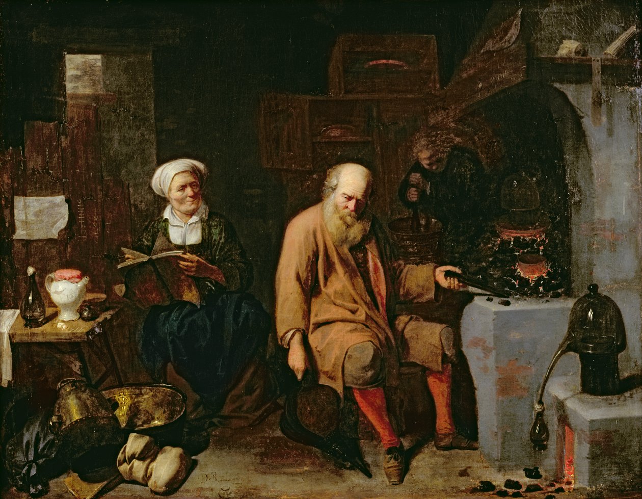 Alchymista od David III Ryckaert