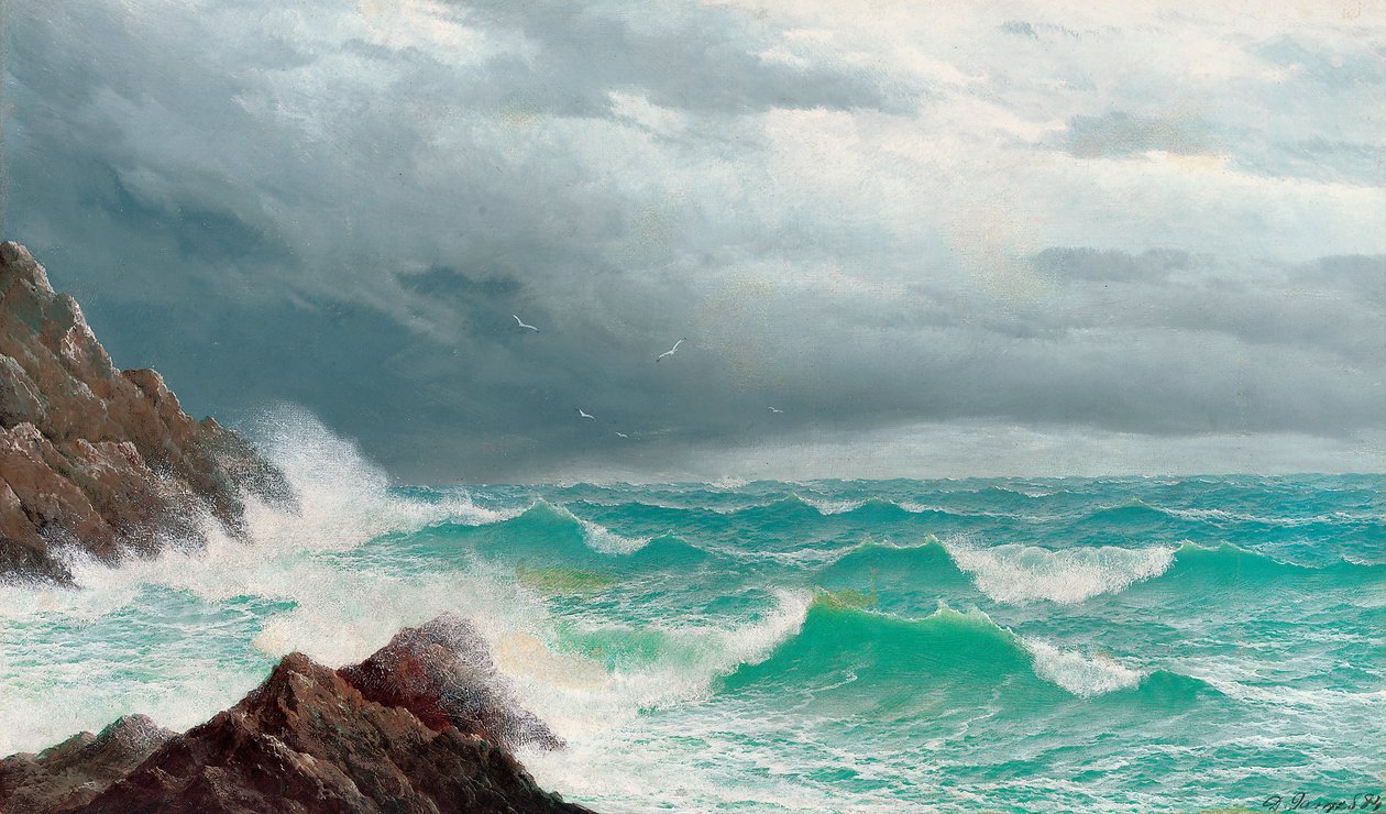 Fistral Bay, Cornwall, 1885 od David James