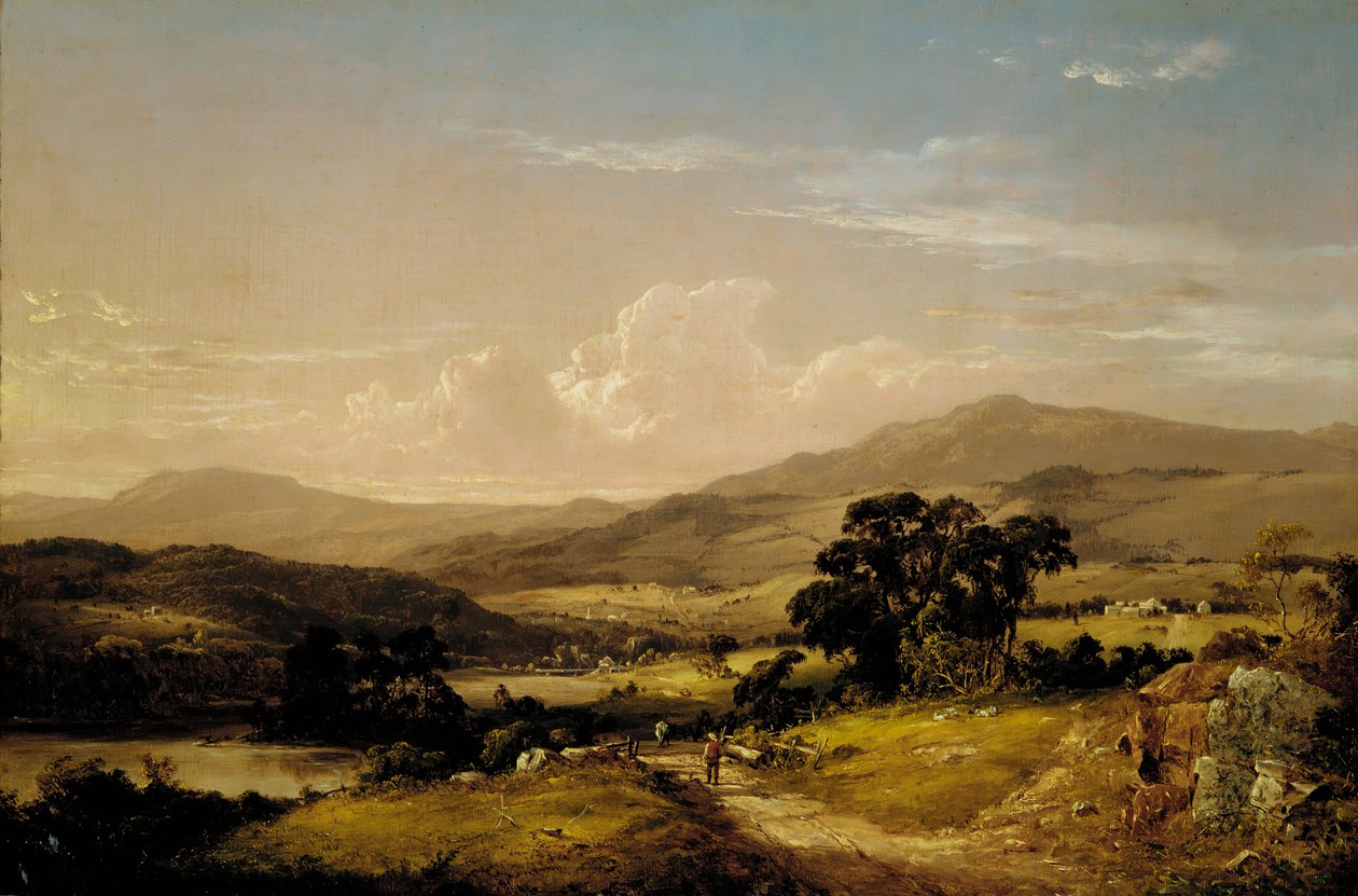 Poblíž jezera Squam, New Hampshire, 1856. od David Johnson