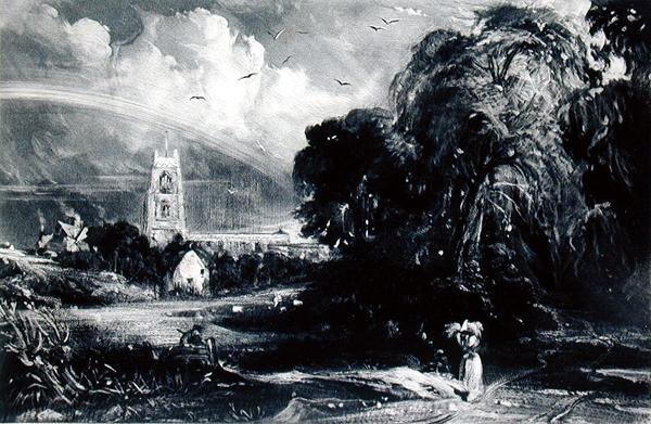 Stoke-by-Nayland, po Constable (lept) od David Lucas