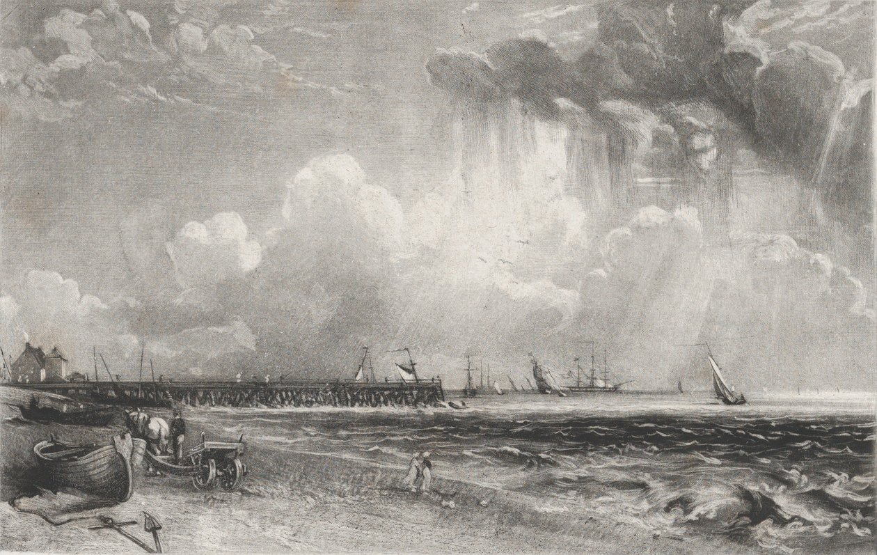 Yarmouth, Norfolk, 1830. od David Lucas