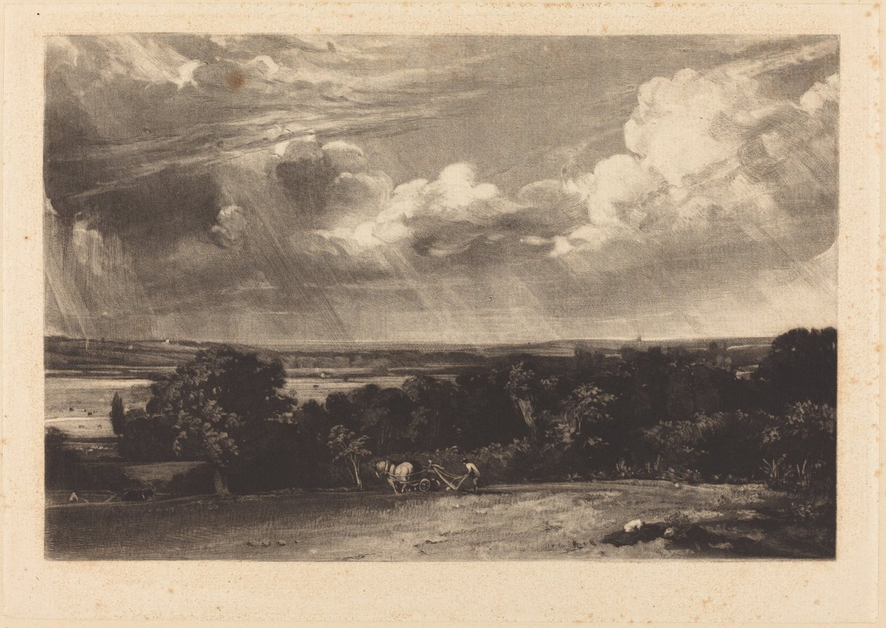 Letní země od David Lucas after John Constable