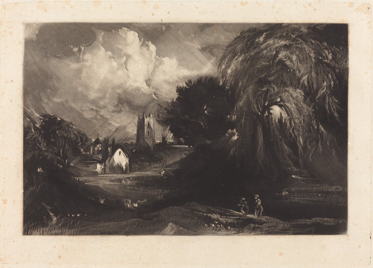 Stoke-by-Nayland od David Lucas after John Constable