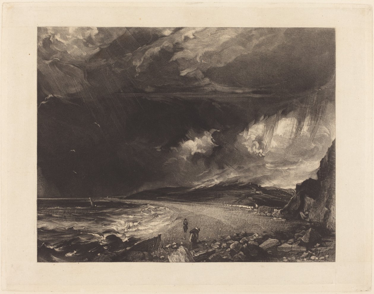 Weymouth Bay od David Lucas after John Constable