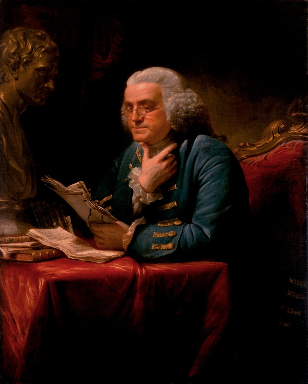 Benjamin Franklin od David Martin