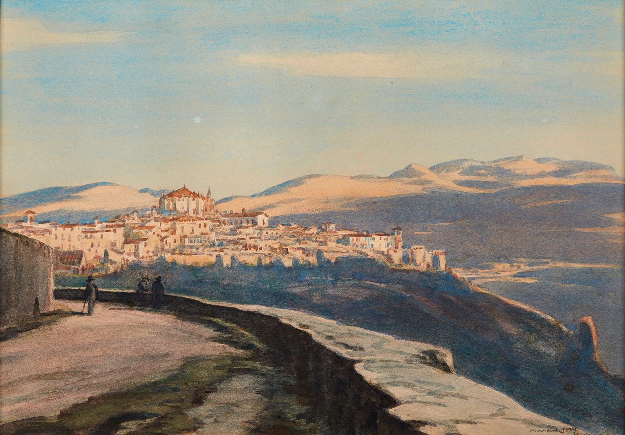 Ronda (akvarel) od David Muirhead Bone