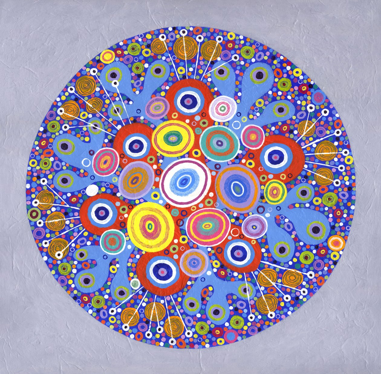 Mandala 1, 2016 (akryl na plátně) od David Newton
