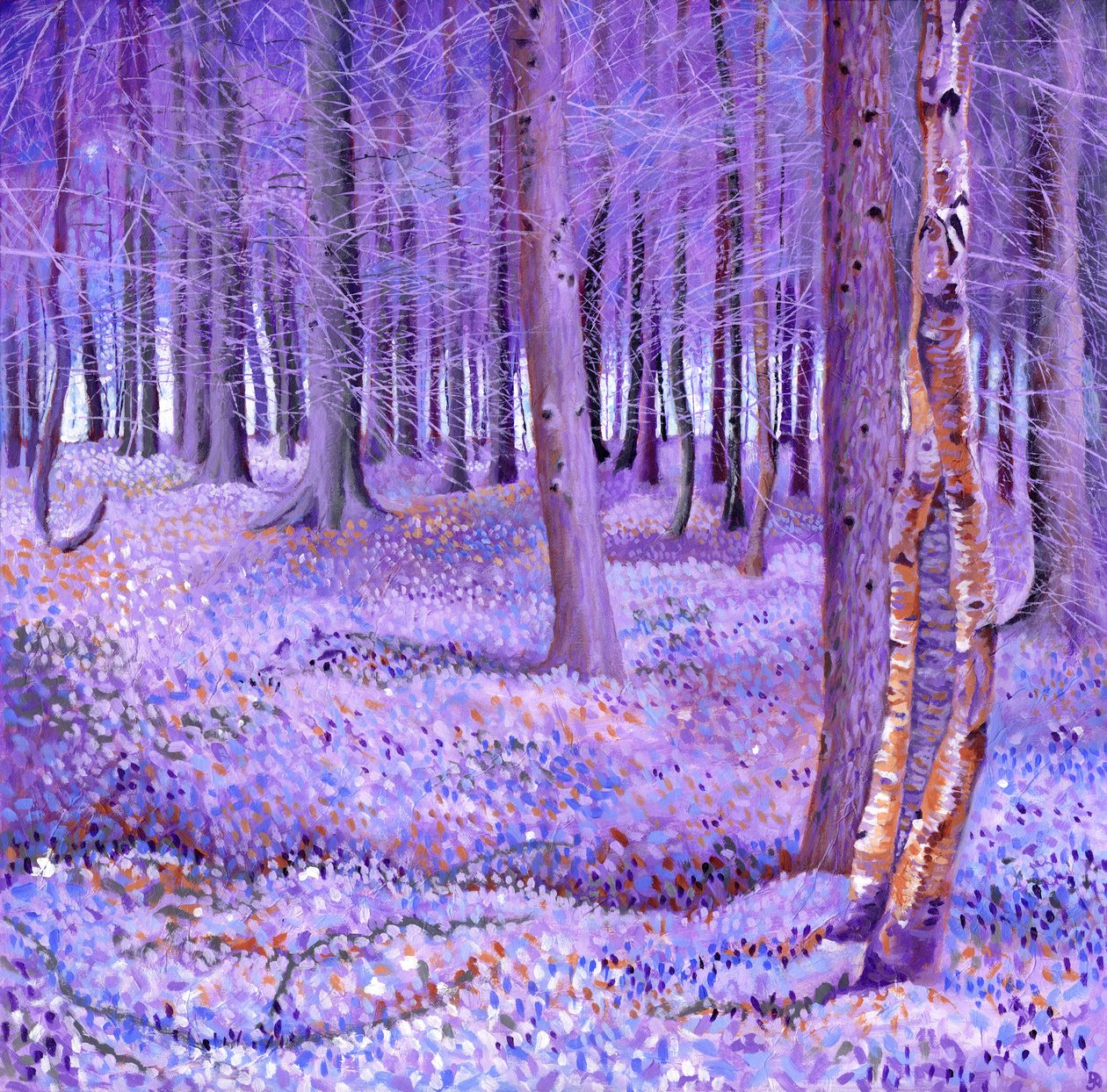 Purpurový les 2, 2012 od David Newton