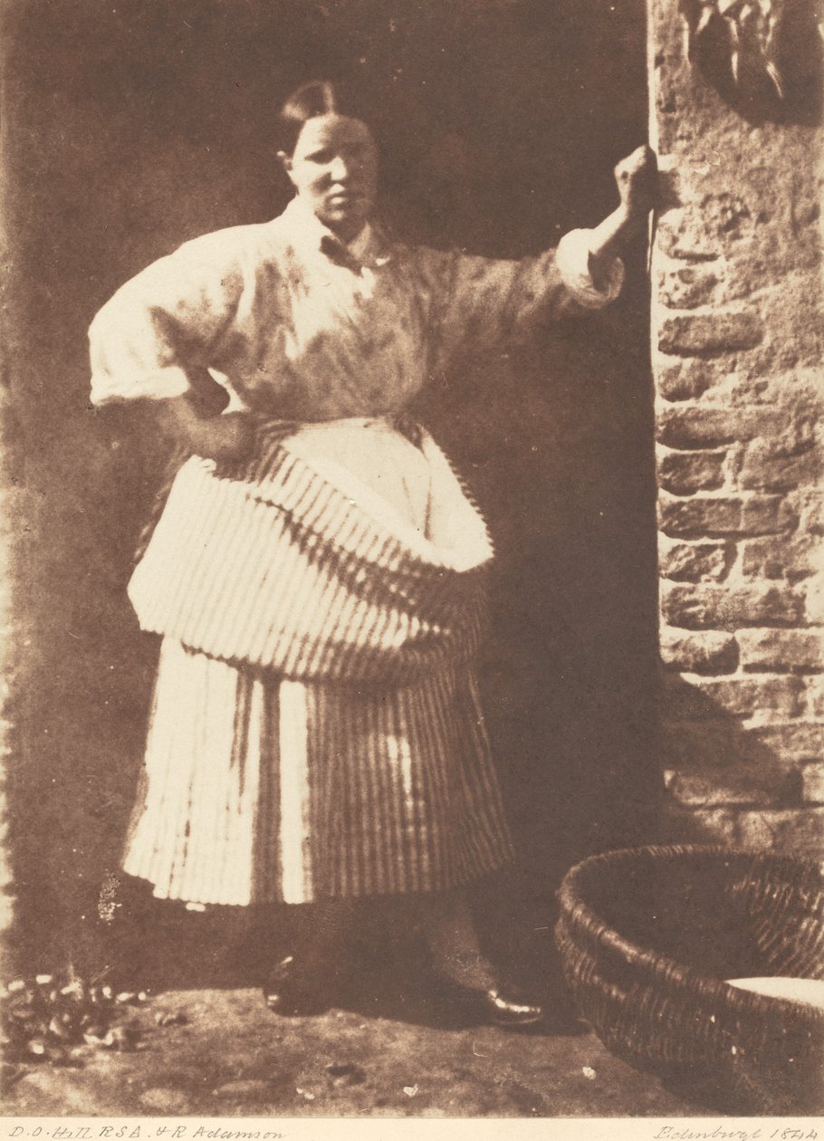 Rybářka z Newhavenu od David Octavius Hill and Robert Adamson