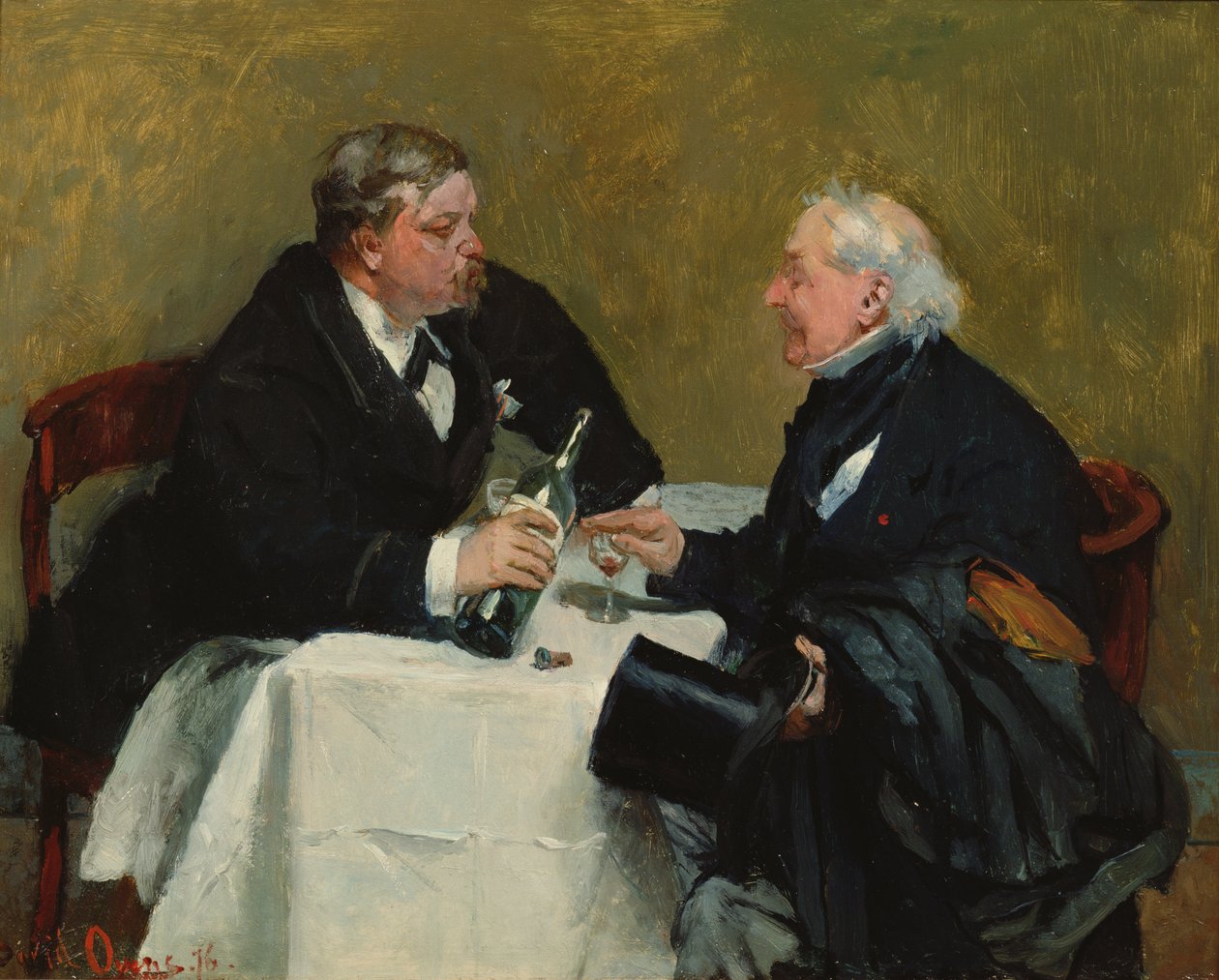 Odmítnutí pití, 1876 od David Oyens
