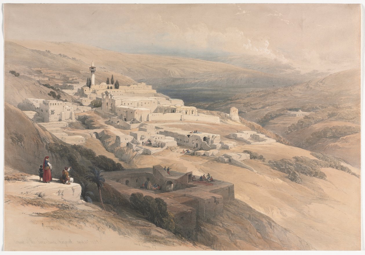 Klášter Terra-Santa, Nazareth, 1839. od David Roberts