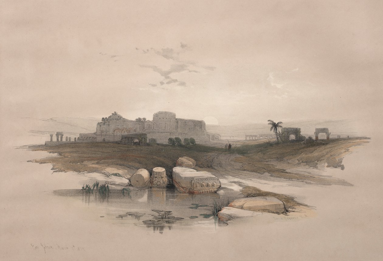Eleutheropolis nebo moderní Beit-Dibrin, 1839. od David Roberts