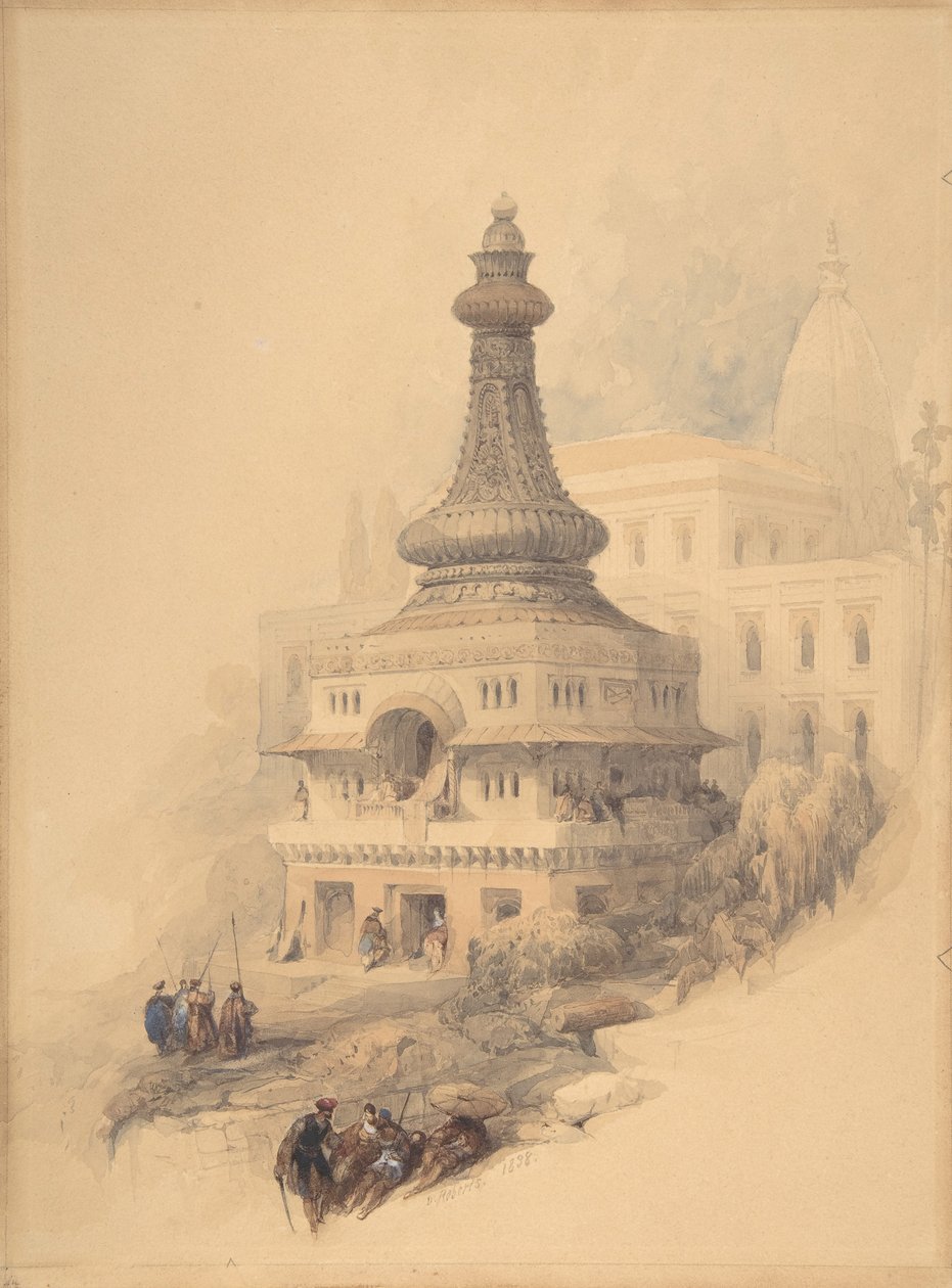 Orientální scéna, 1838. od David Roberts