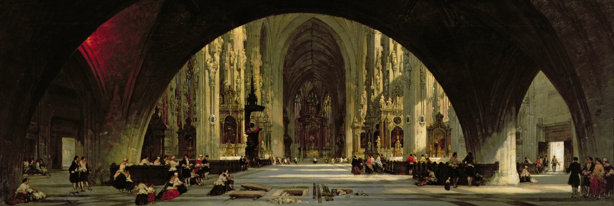 Katedrála svatého Štěpána, Vídeň od David Roberts