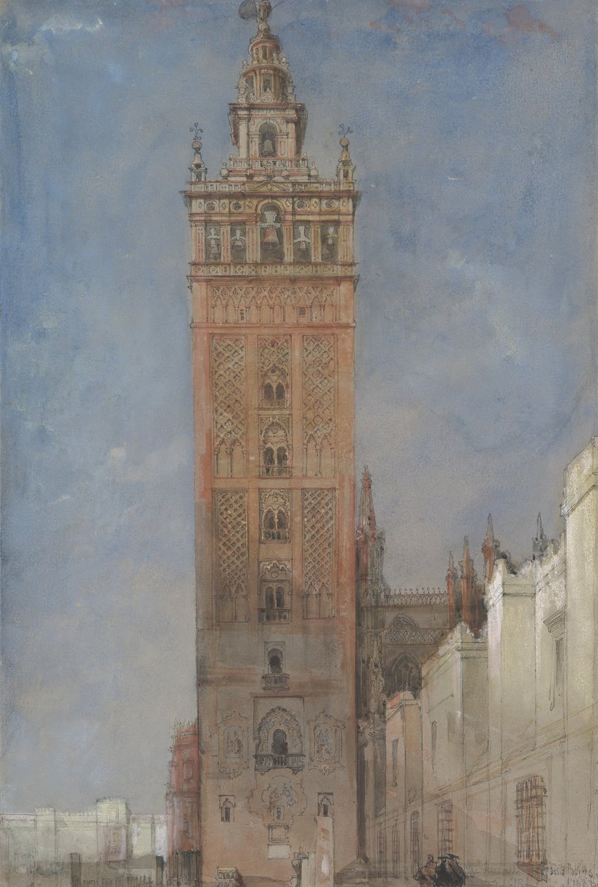 Giralda, Sevilla, 1833. od David Roberts