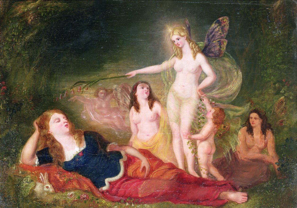 Sen noci svatojánské, 1840 od David Scott