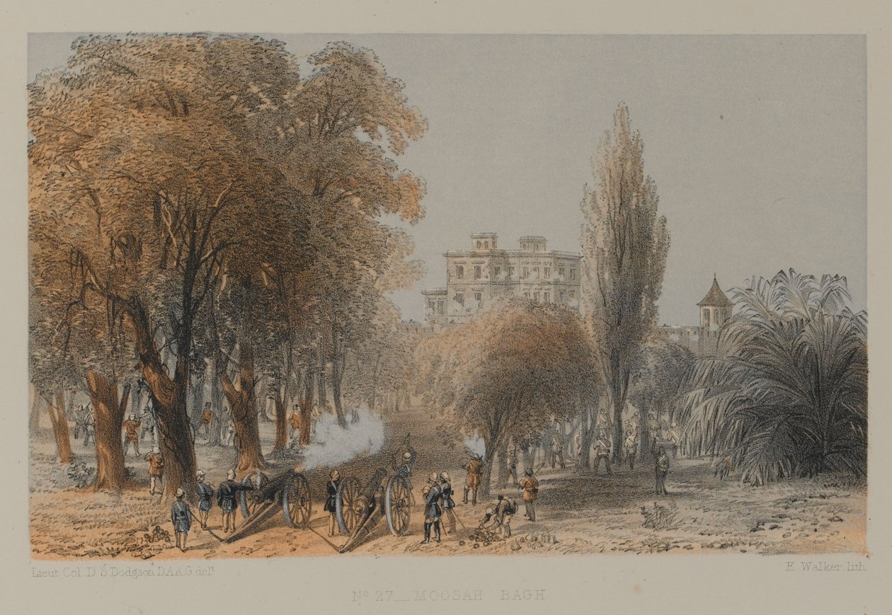 Moosa Bagh od David Scott Lieutenant Colonel (after) Dodgson