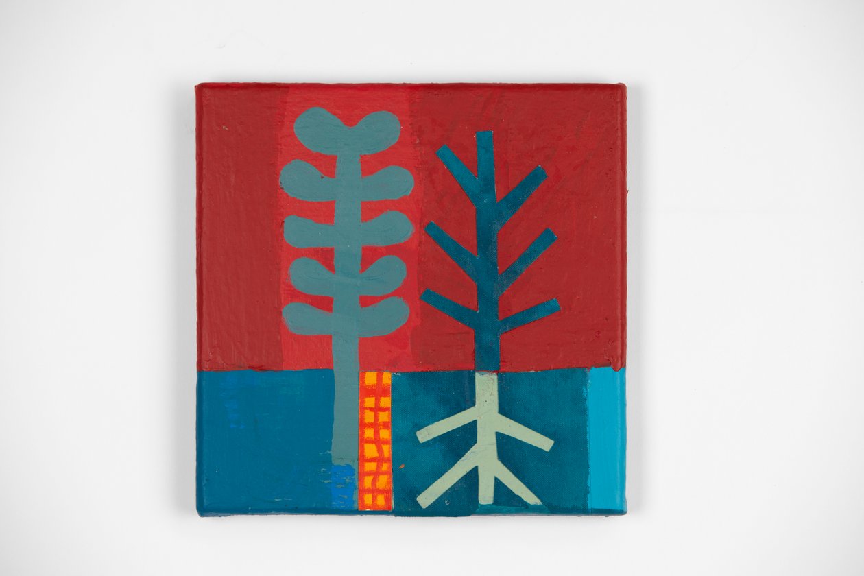 Wild Fire, 2021 (maali ja kollaasi) od David Shillinglaw