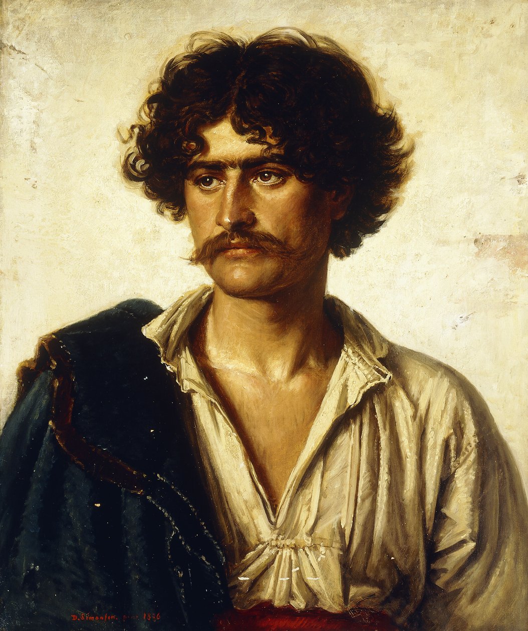 Portrét muže, 1886 od David Simonson