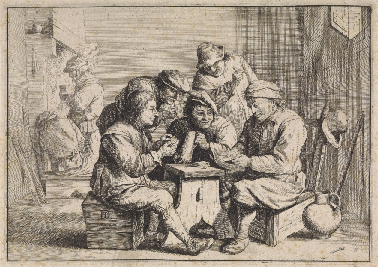 karetní hráči od David Teniers (II)