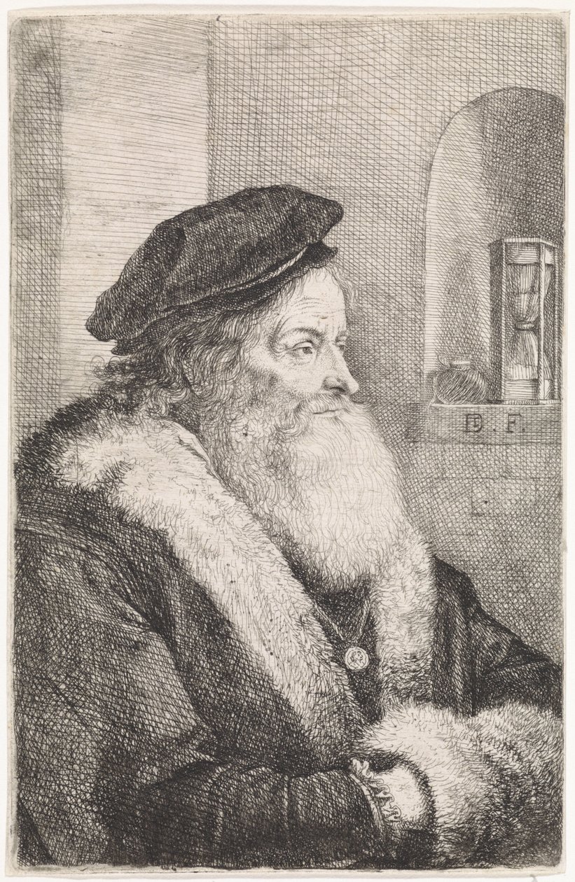 Starý muž s vousy od David Teniers (II)