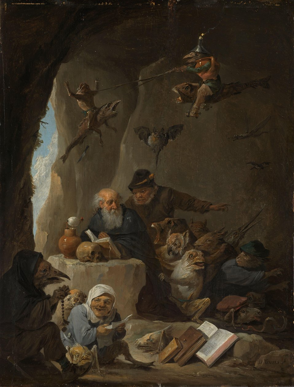 Pokušení svatého Antonína od David Teniers (II)