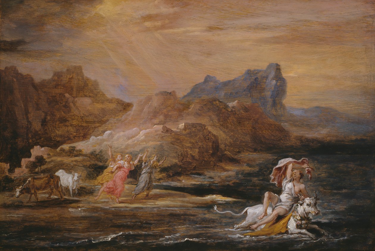Znásilnění Evropy, 165456. od David Teniers II