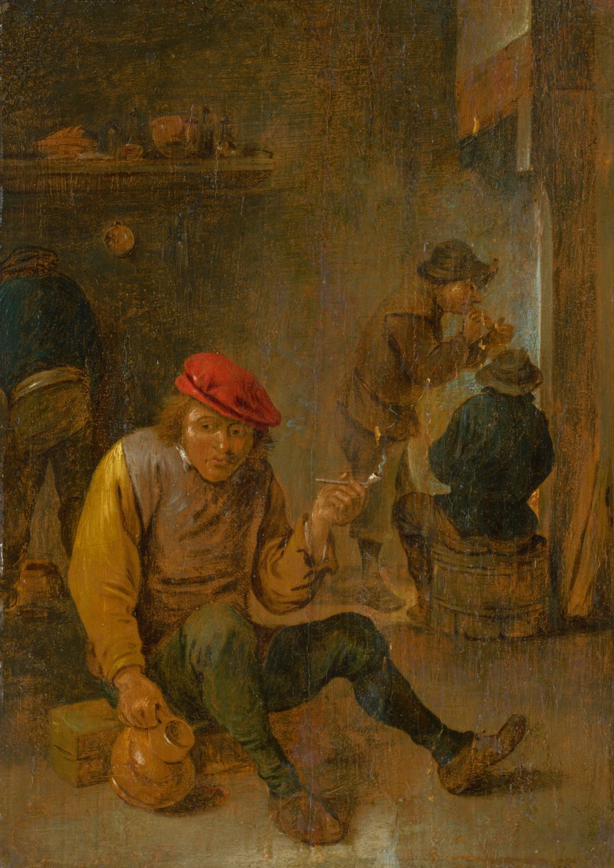 Kuřák, c. 1650. od David Teniers the Younger