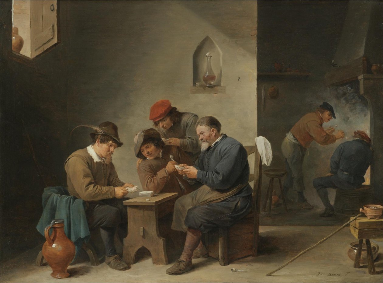 Hráči karet od David Teniers the Younger
